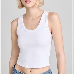 Perfectwhitetee blondie structured ribbed bra friendly tank women’s